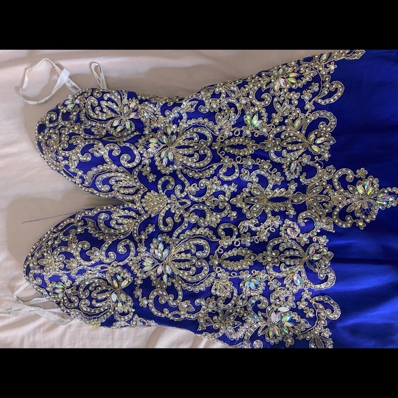 Royal Blue Prom Dress - Picture 1 of 6